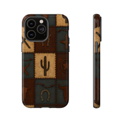 Western Icon Quilt Tough Phone Case