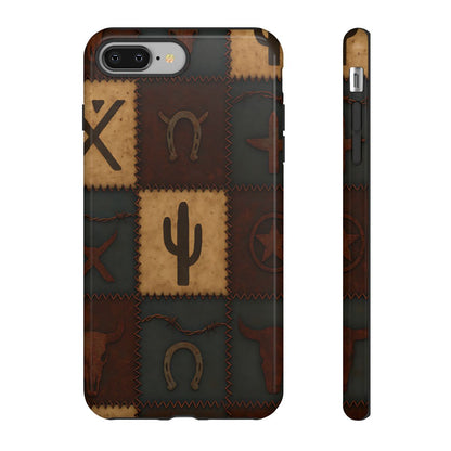 Western Icon Quilt Tough Phone Case