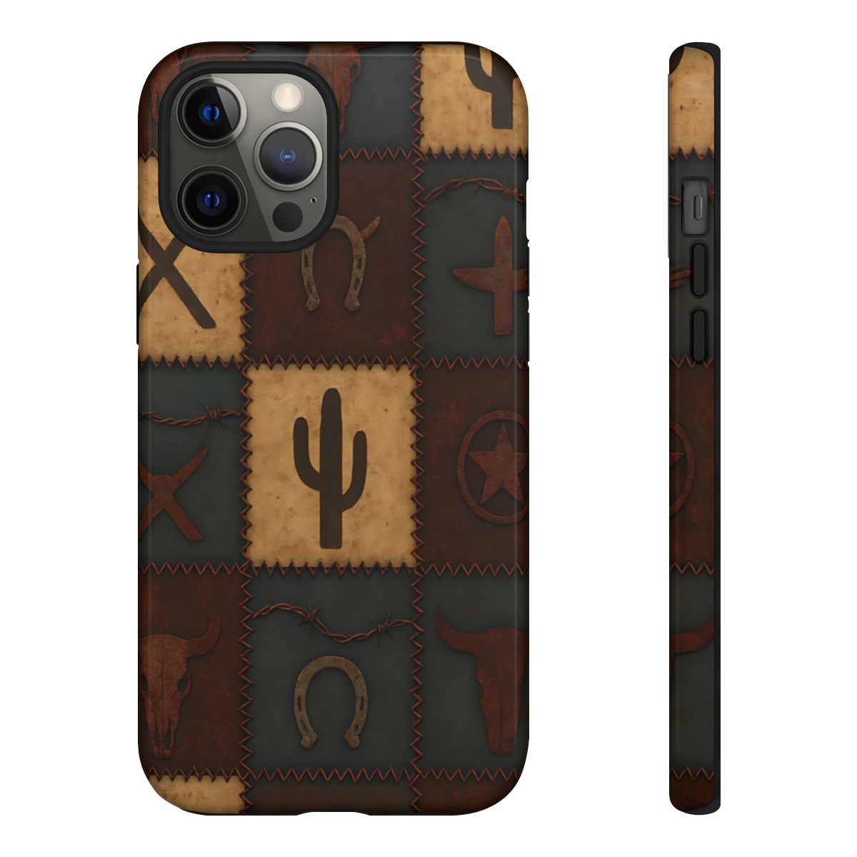 Western Icon Quilt Tough Phone Case