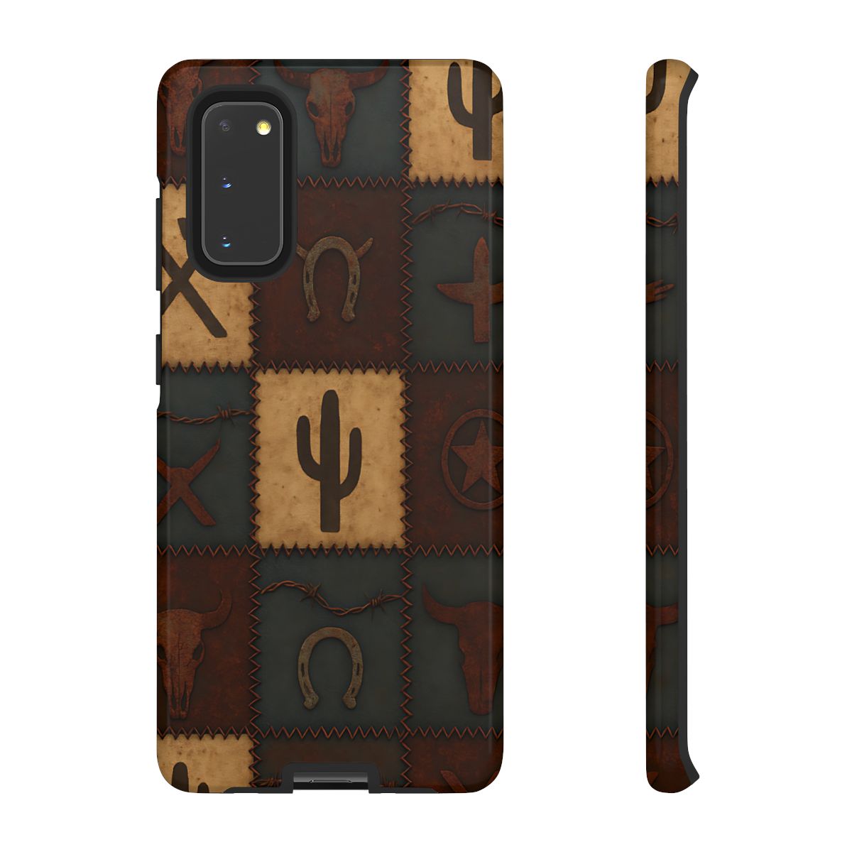 Western Icon Quilt Tough Phone Case