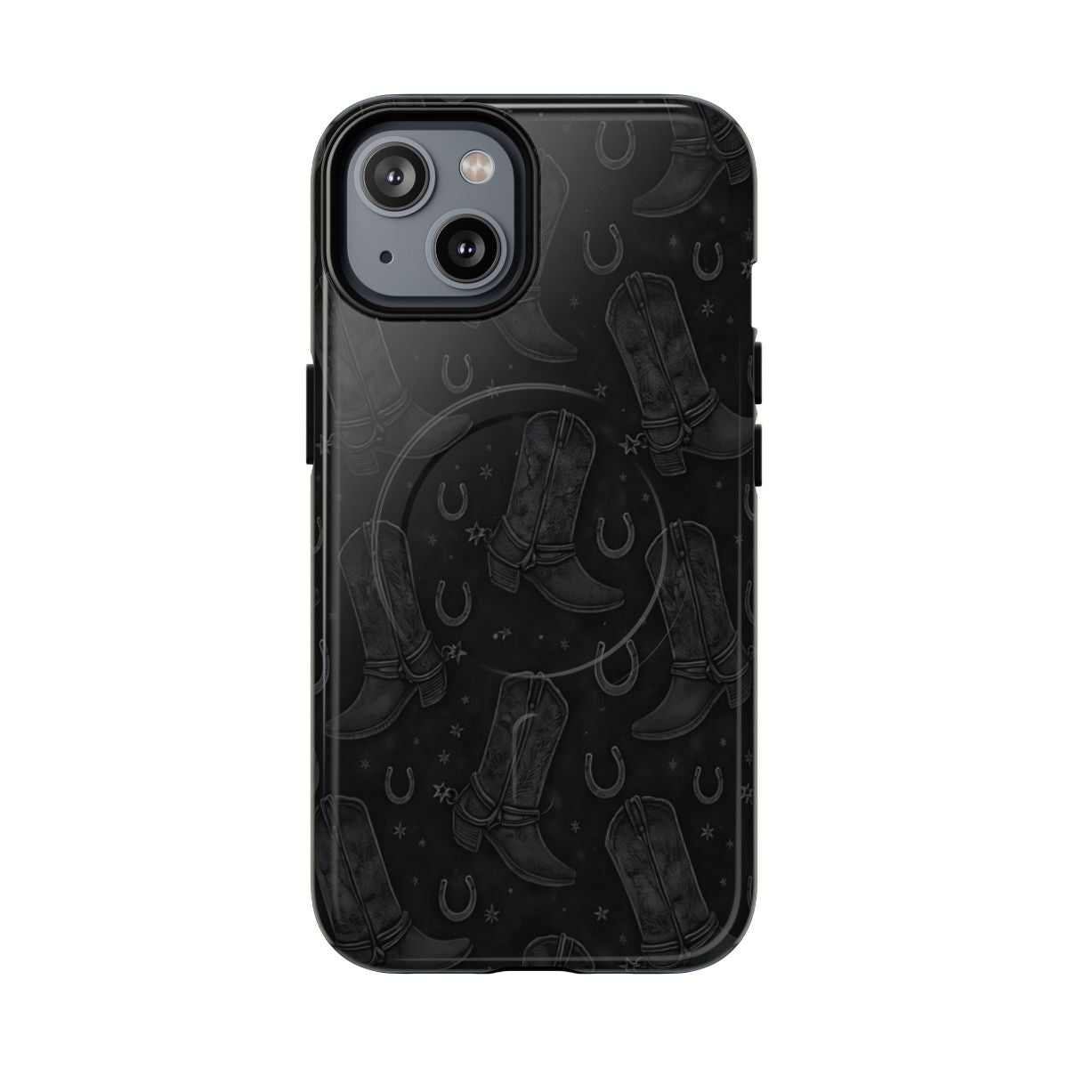 Western Noir Boots Magnetic Case