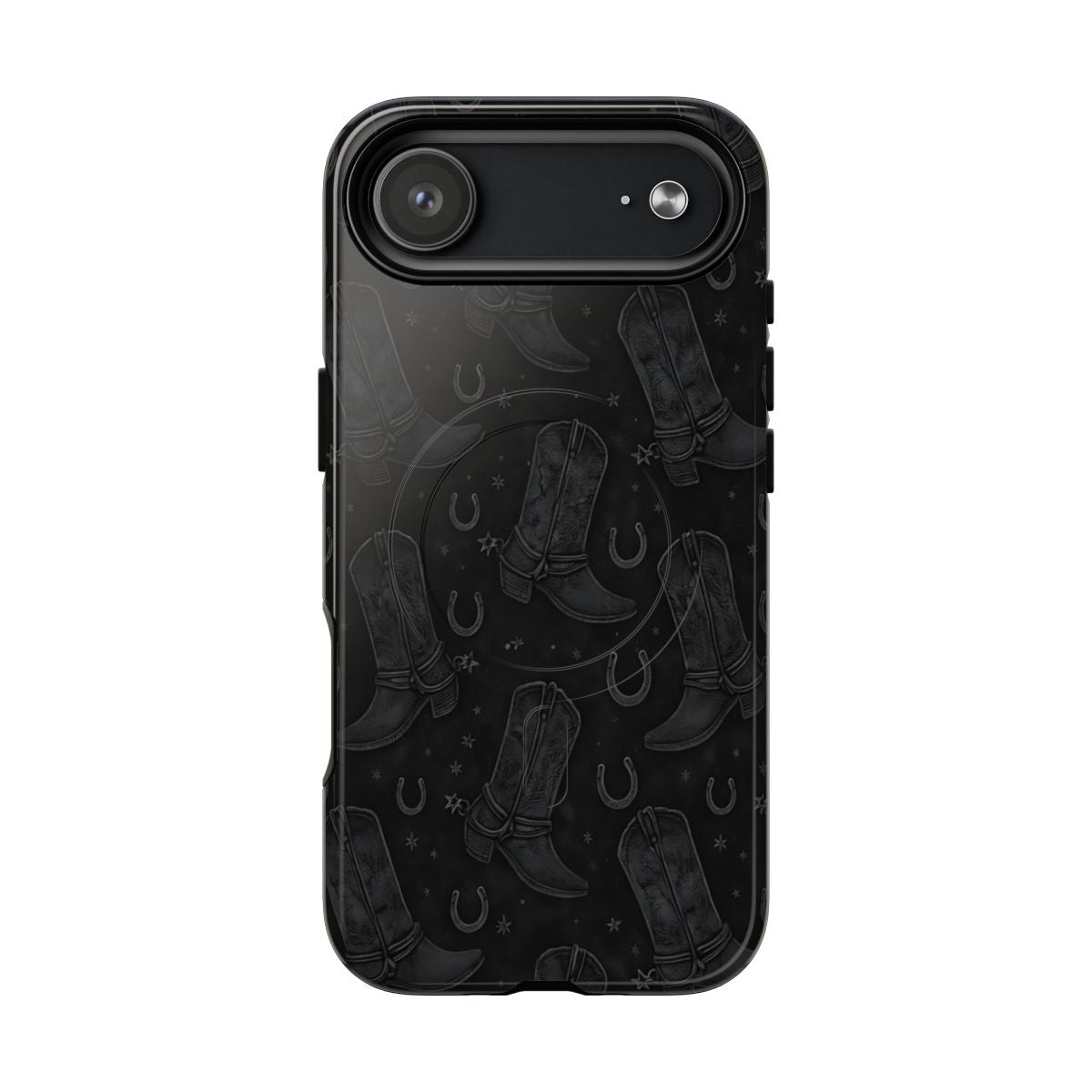 Western Noir Boots Magnetic Case