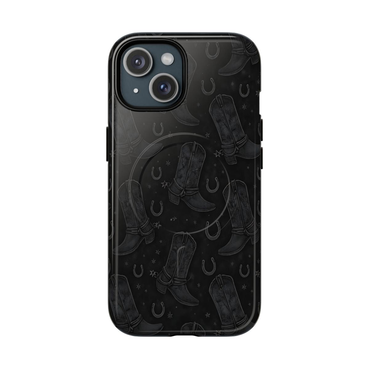 Western Noir Boots Magnetic Case