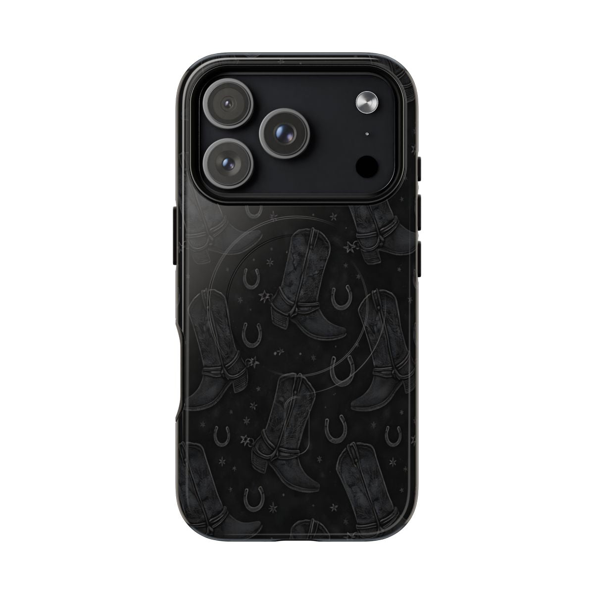 Western Noir Boots Magnetic Case