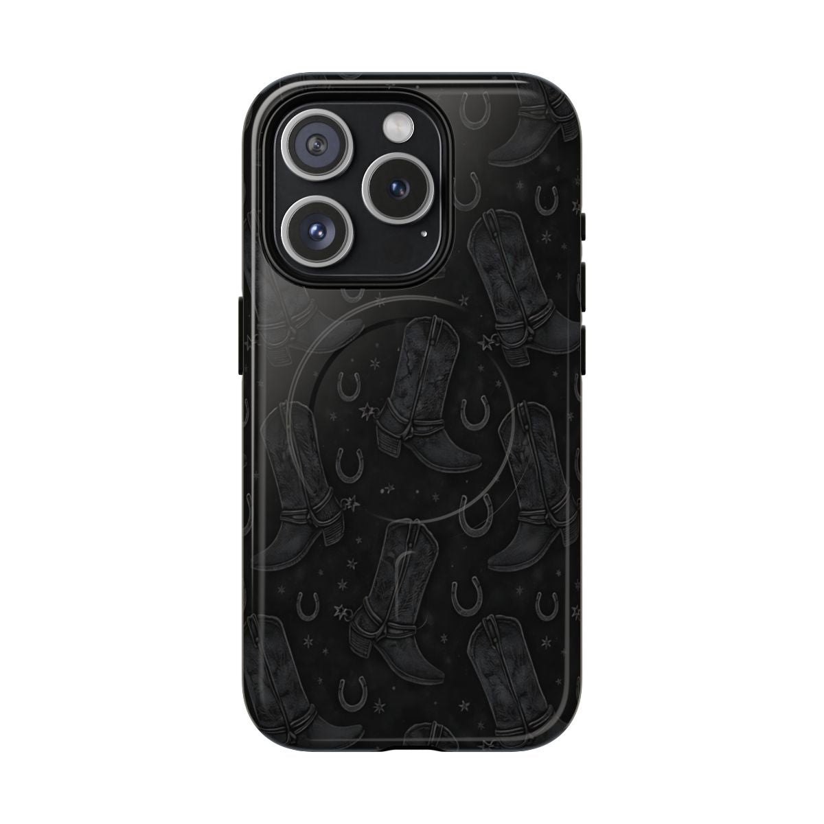 Western Noir Boots Magnetic Case
