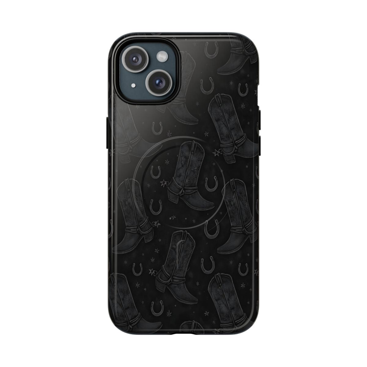 Western Noir Boots Magnetic Case
