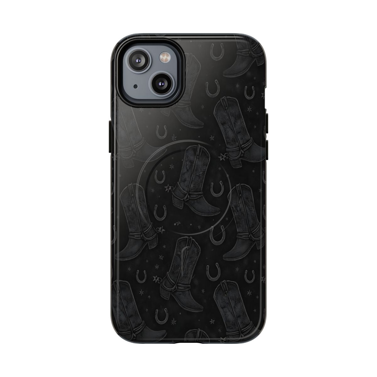 Western Noir Boots Magnetic Case