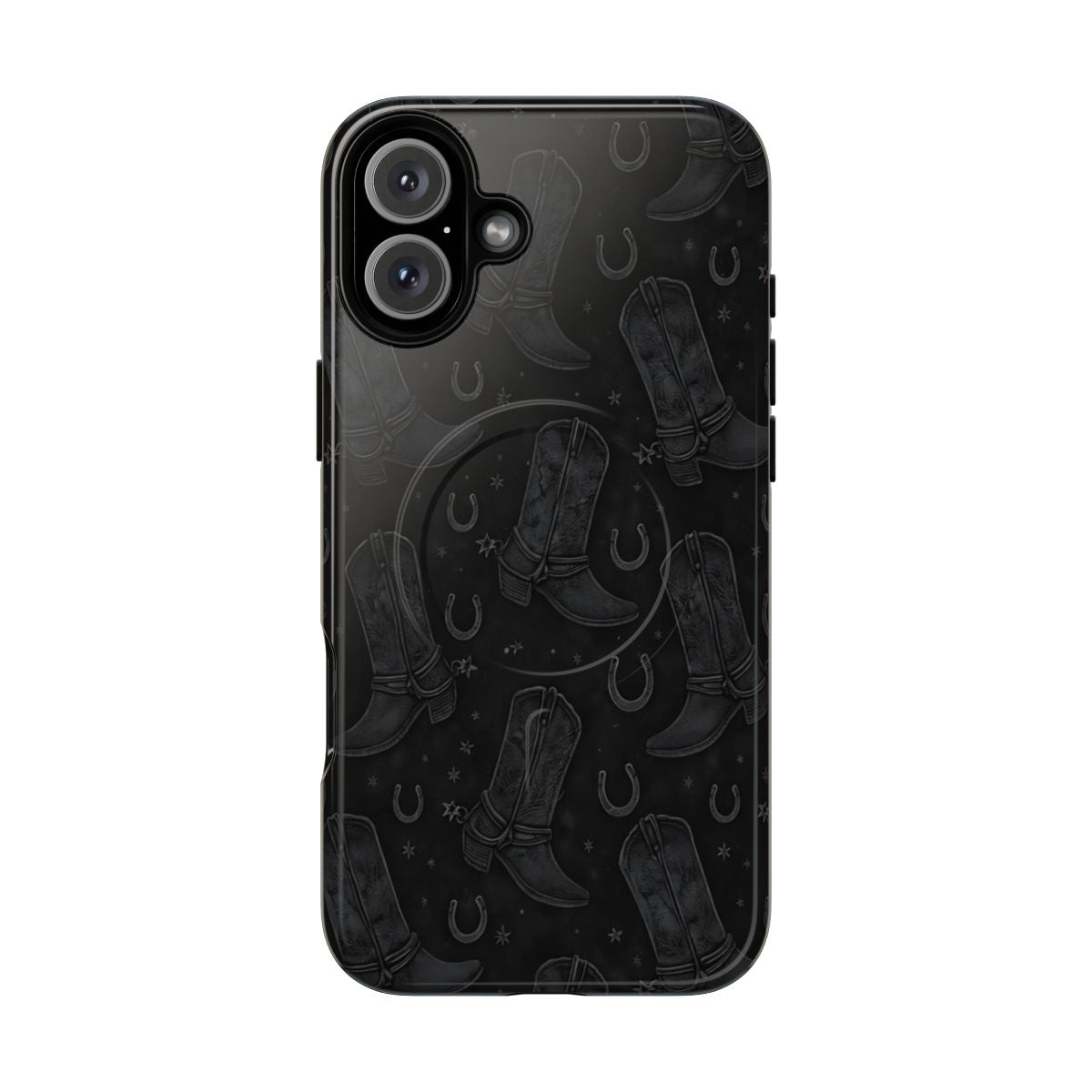 Western Noir Boots Magnetic Case