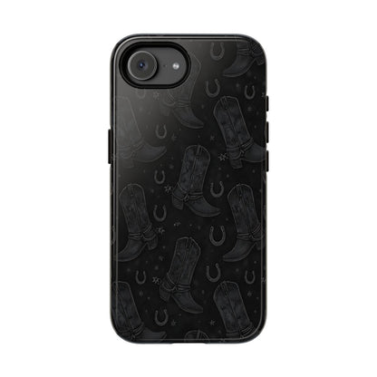 Western Noir Boots Tough Case - iPhone 17e