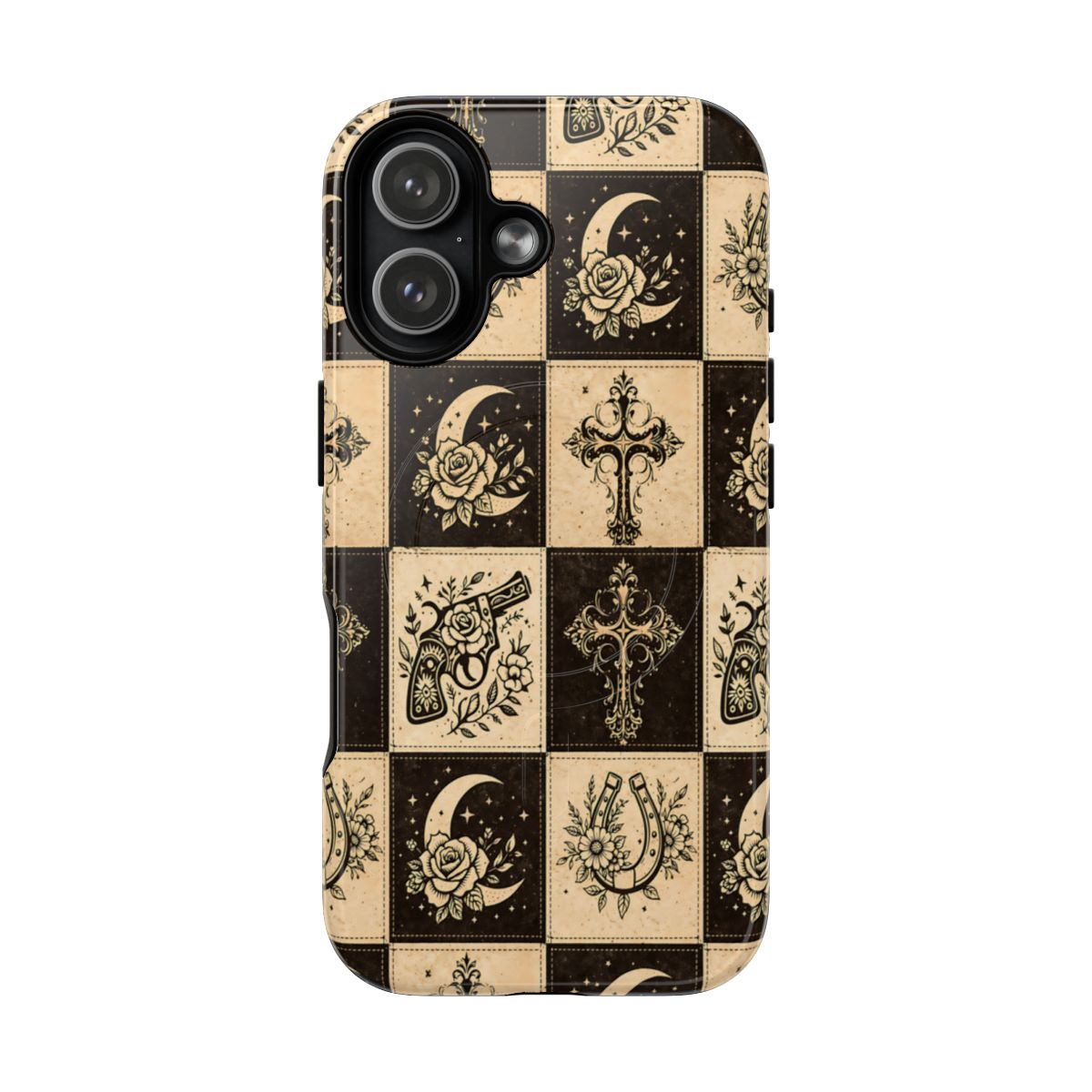 Western Patchwork Icons Magnetic Case