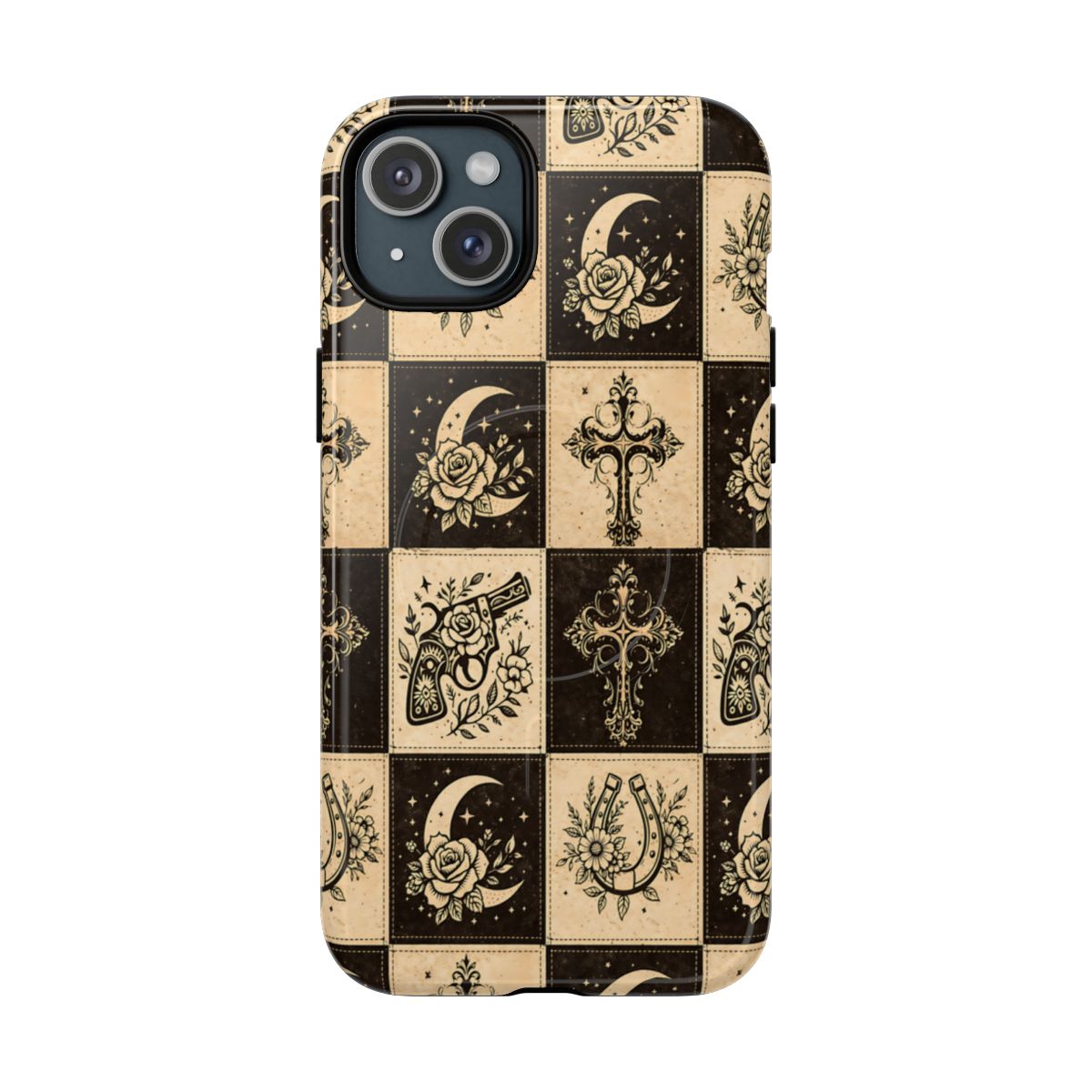 Western Patchwork Icons Magnetic Case