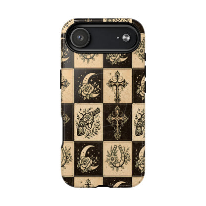Western Patchwork Icons Magnetic Case