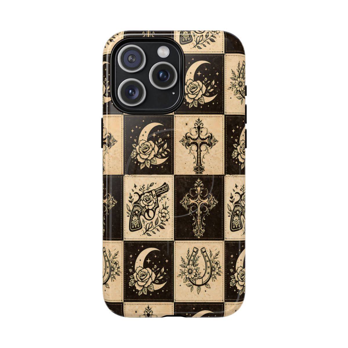 Western Patchwork Icons Magnetic Case