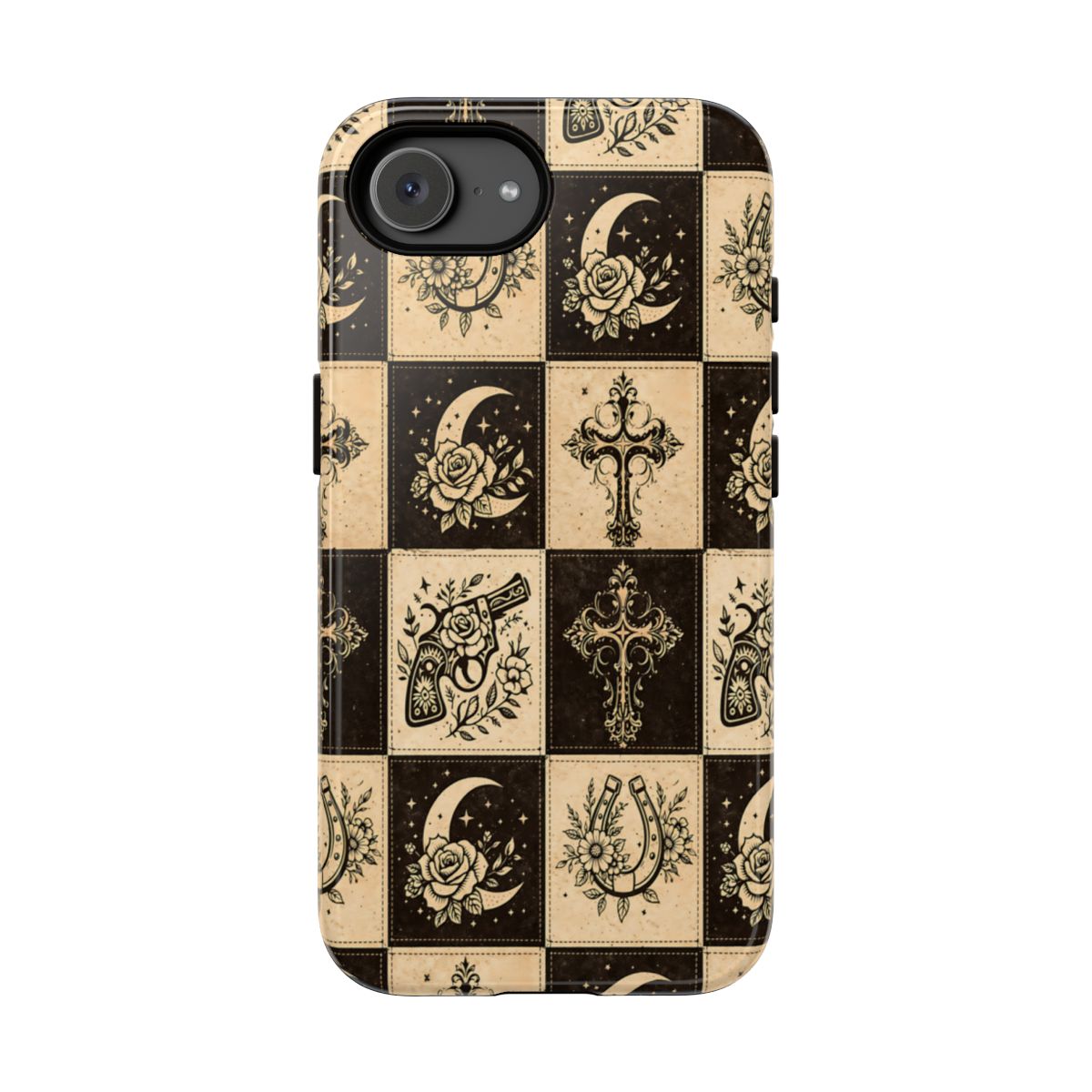 Western Patchwork Icons Tough Case - iPhone 17e