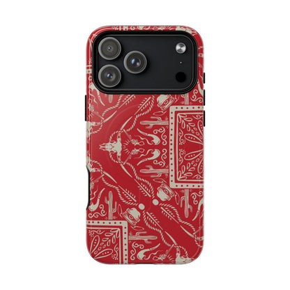 Western Red Bandana Magnetic Case