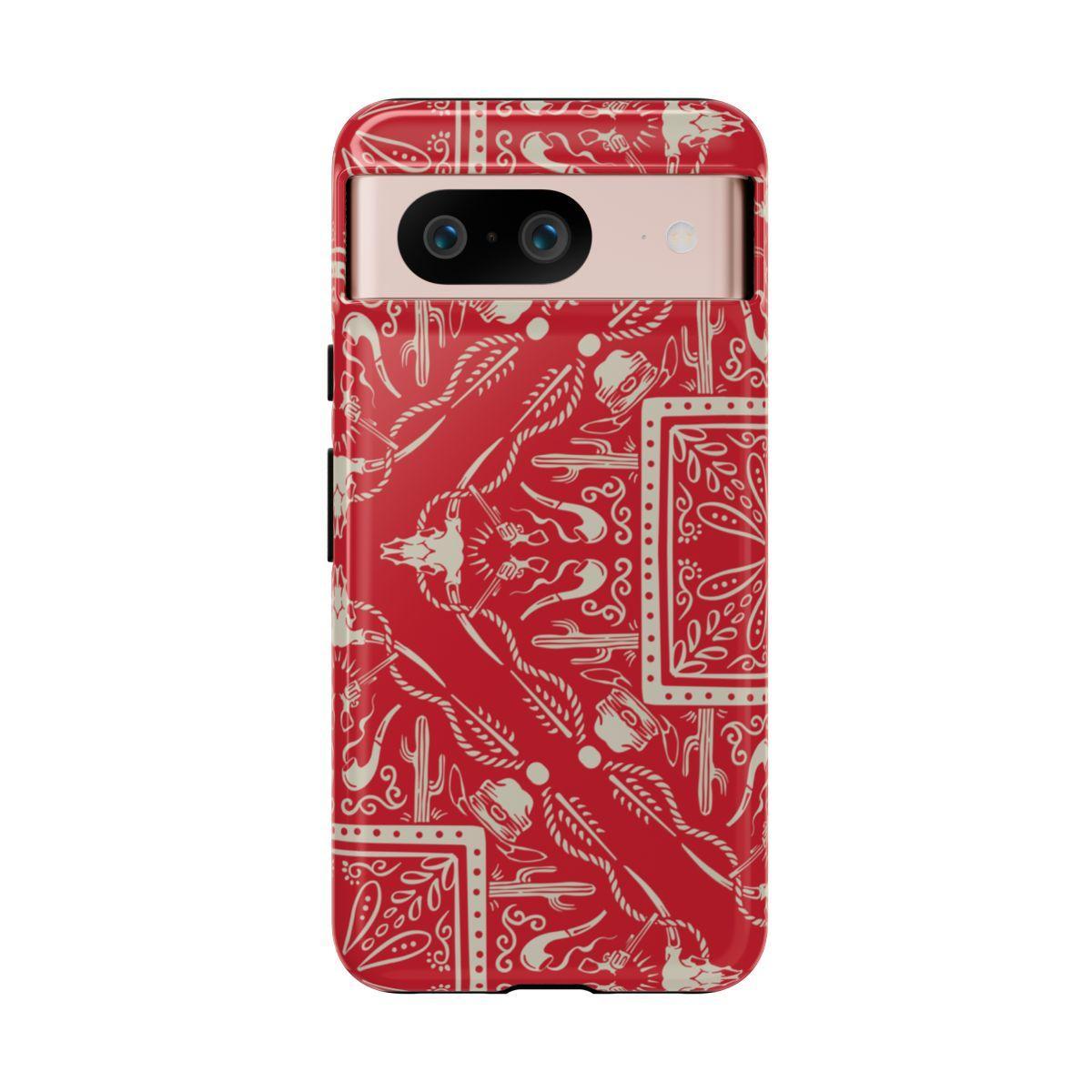 Western Red Bandana Tough Case