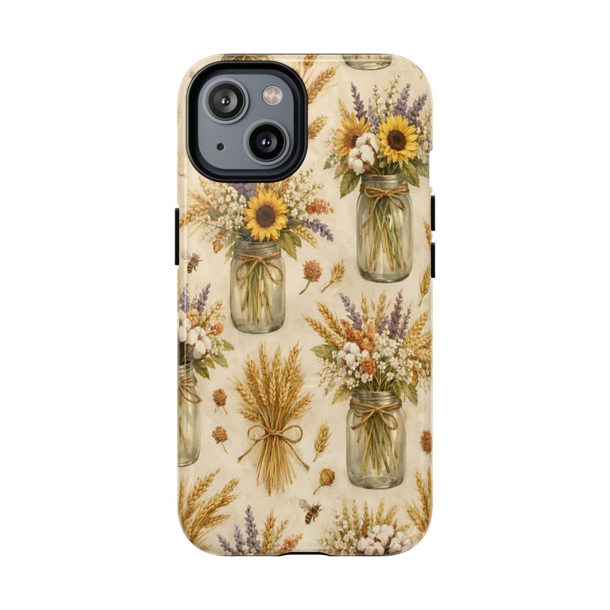 Wheat + Mason Jars Magnetic Case