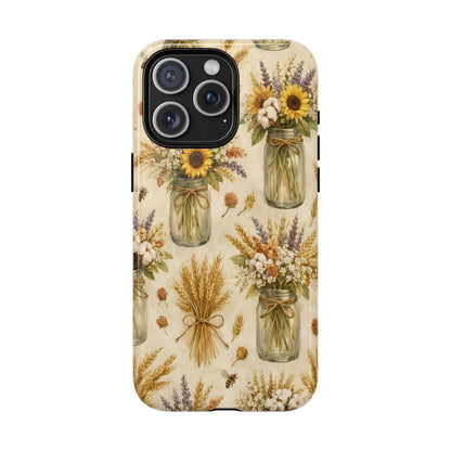 Wheat + Mason Jars Magnetic Case