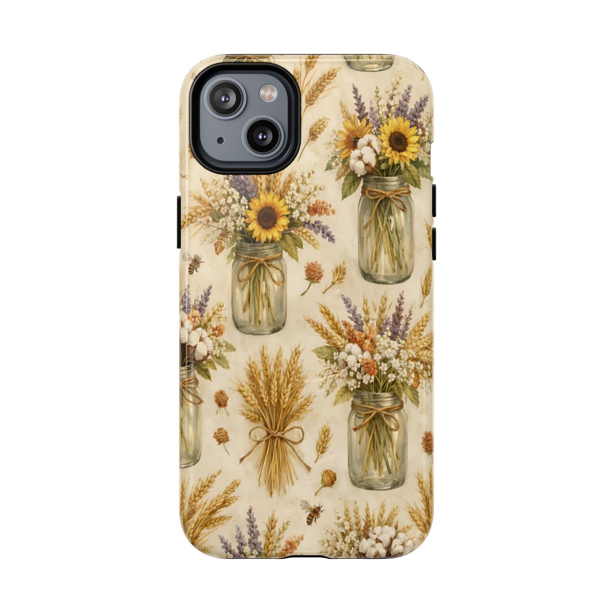 Wheat + Mason Jars Magnetic Case