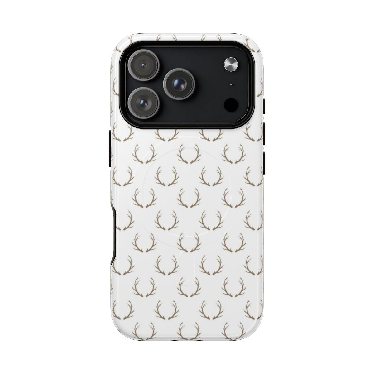 White Antlers Magnetic Case - iPhone 18 Pro