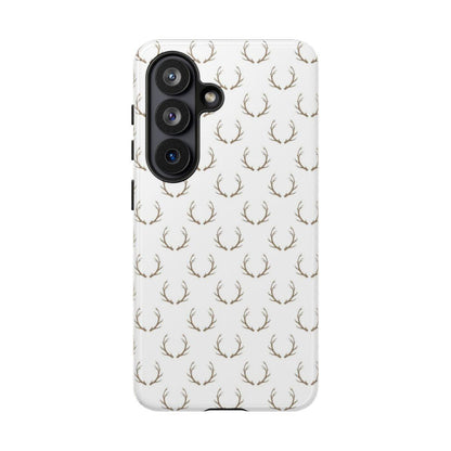 White Antlers Tough Case