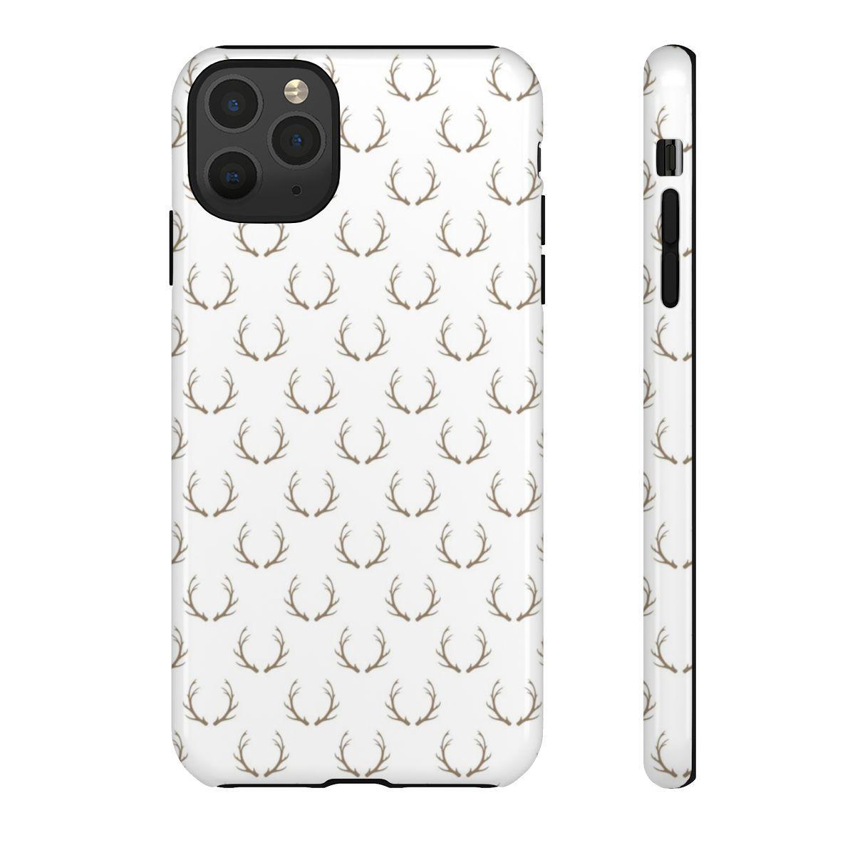 White Antlers Tough Case