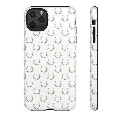 White Antlers Tough Case