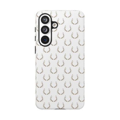 White Antlers Tough Case