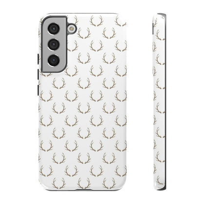 White Antlers Tough Case