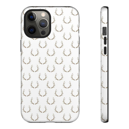 White Antlers Tough Case