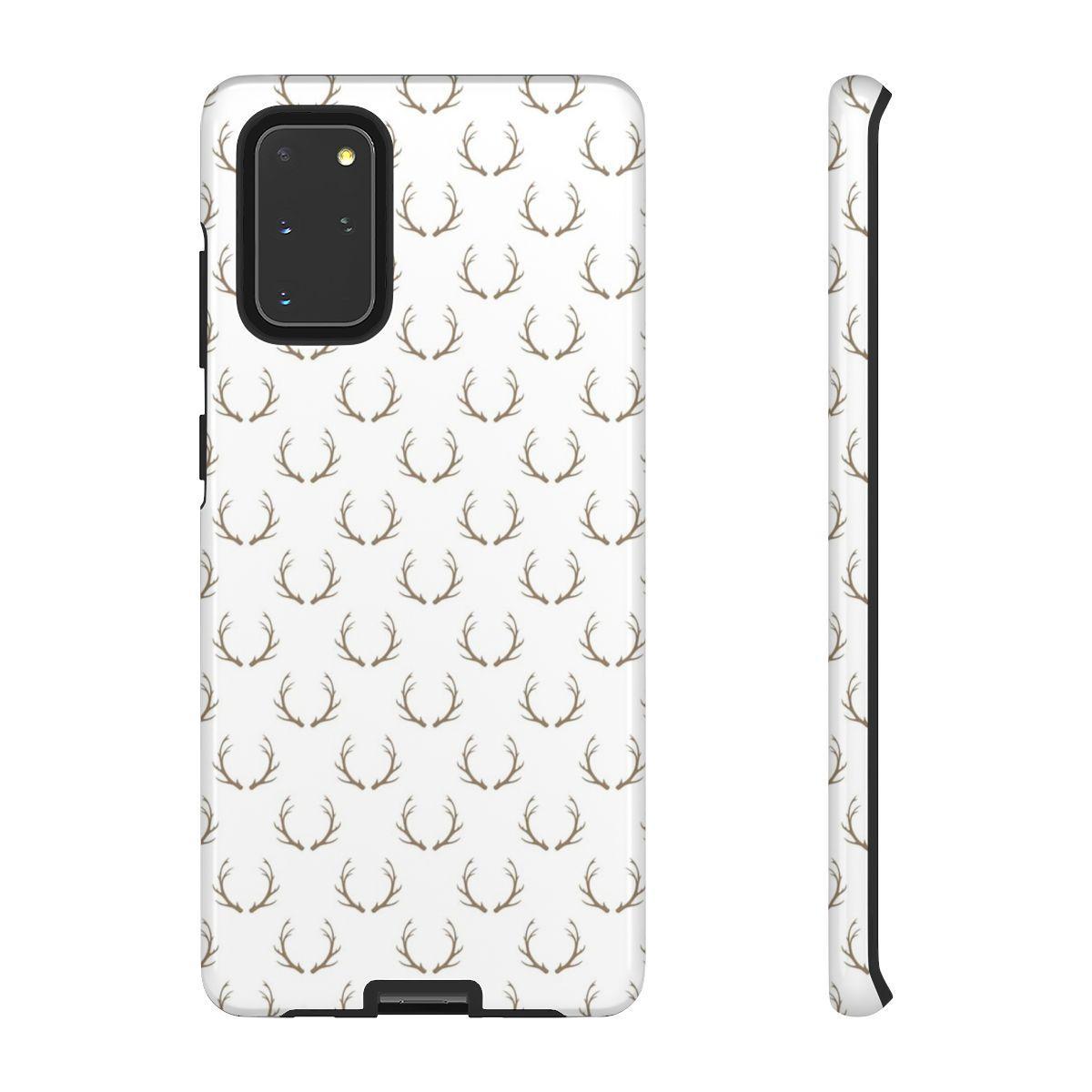 White Antlers Tough Case