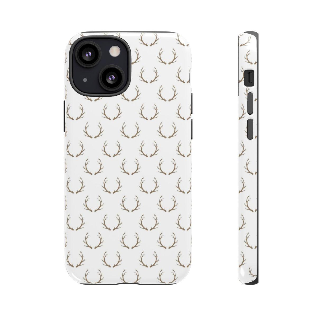 White Antlers Tough Case