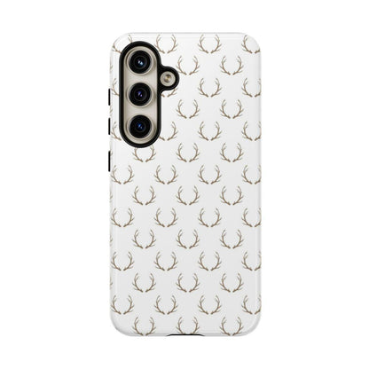 White Antlers Tough Case