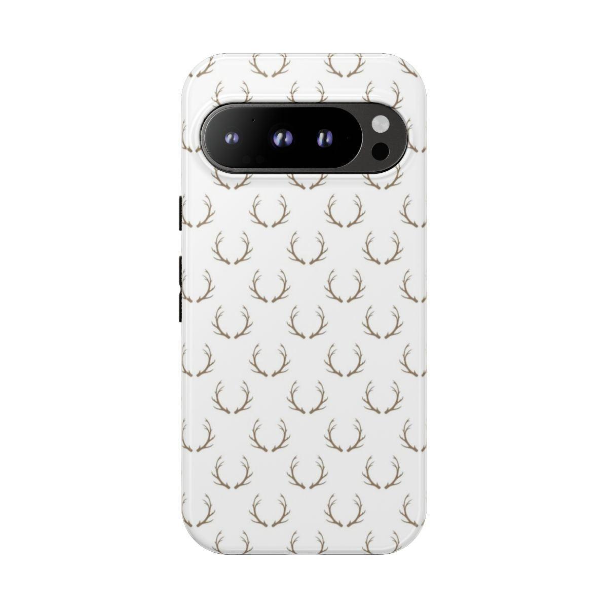White Antlers Tough Case