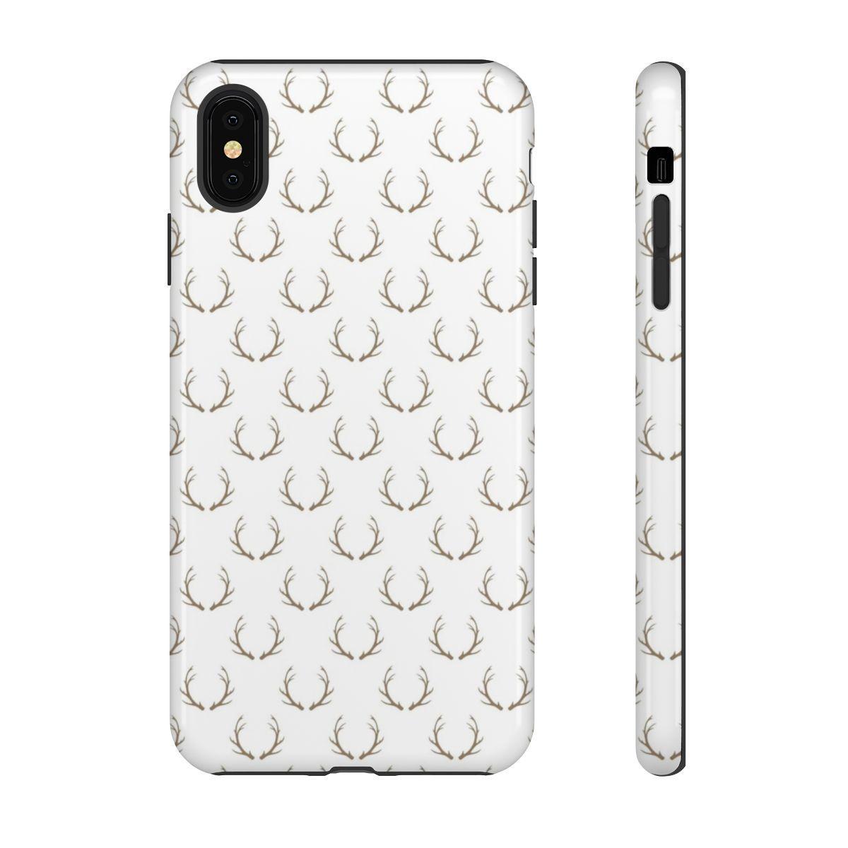 White Antlers Tough Case