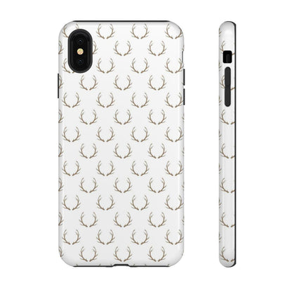 White Antlers Tough Case