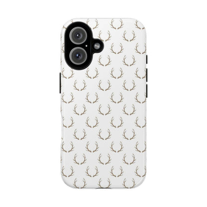 White Antlers Tough Case