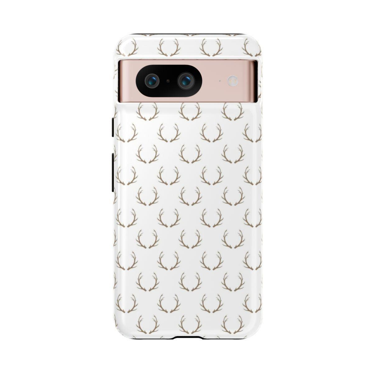 White Antlers Tough Case