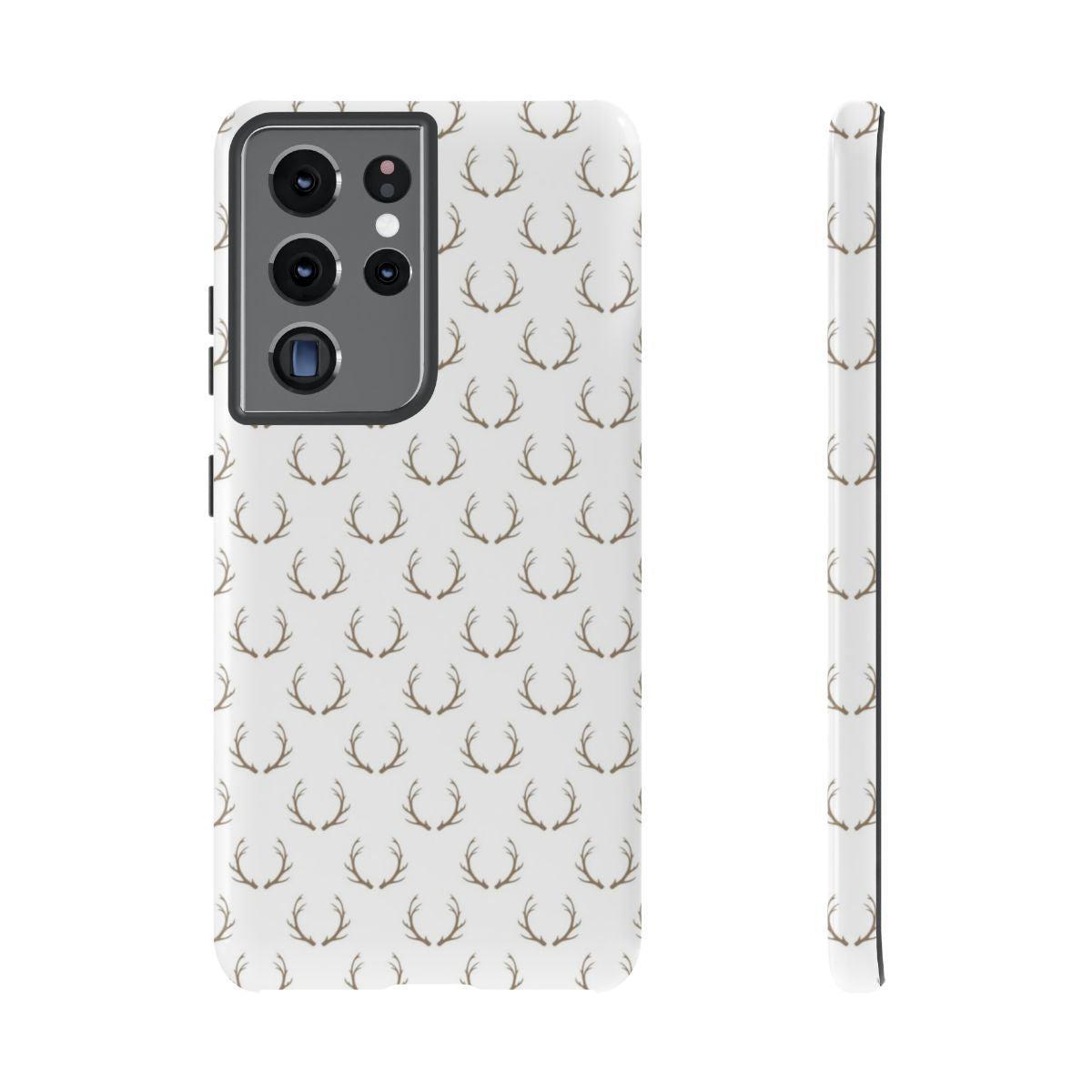 White Antlers Tough Case