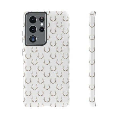 White Antlers Tough Case
