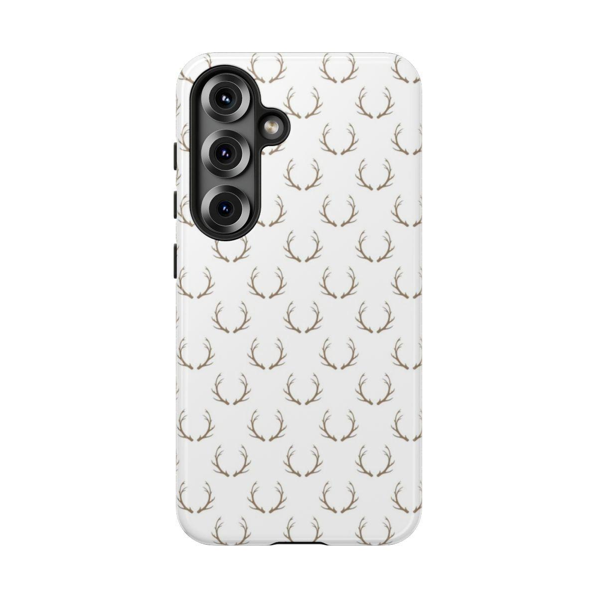 White Antlers Tough Case