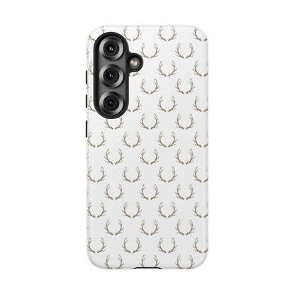 White Antlers Tough Case