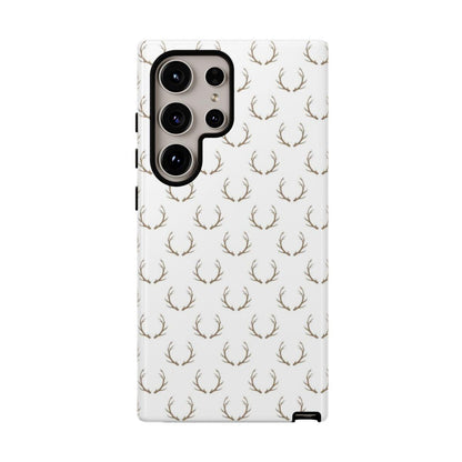 White Antlers Tough Case