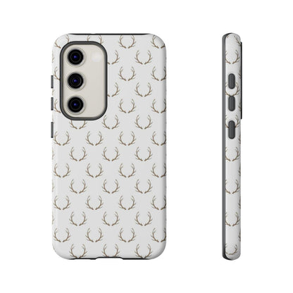 White Antlers Tough Case