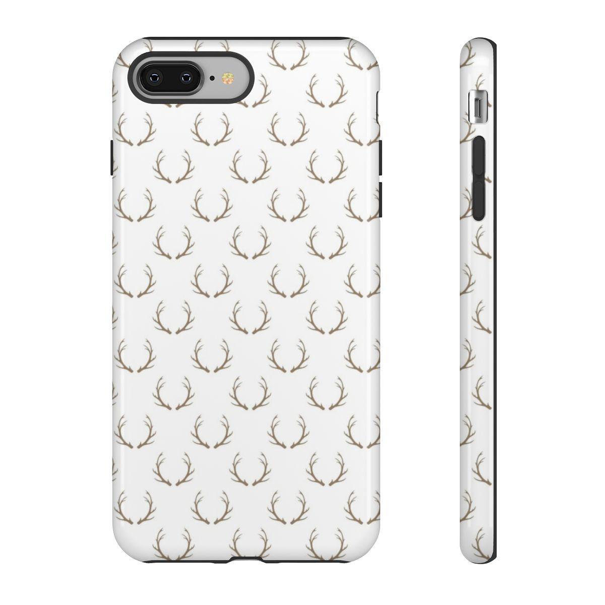 White Antlers Tough Case