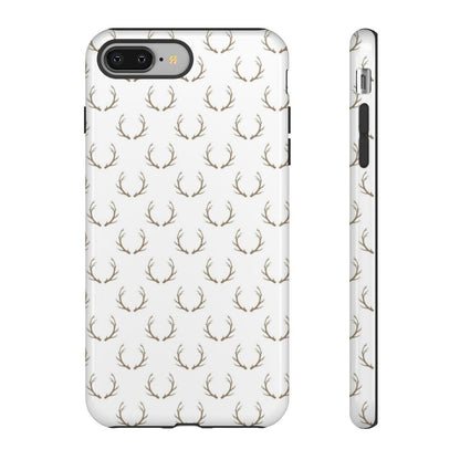 White Antlers Tough Case
