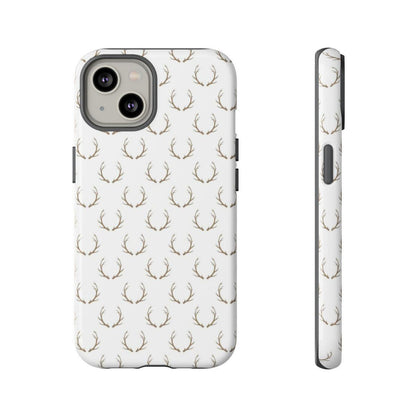 White Antlers Tough Case