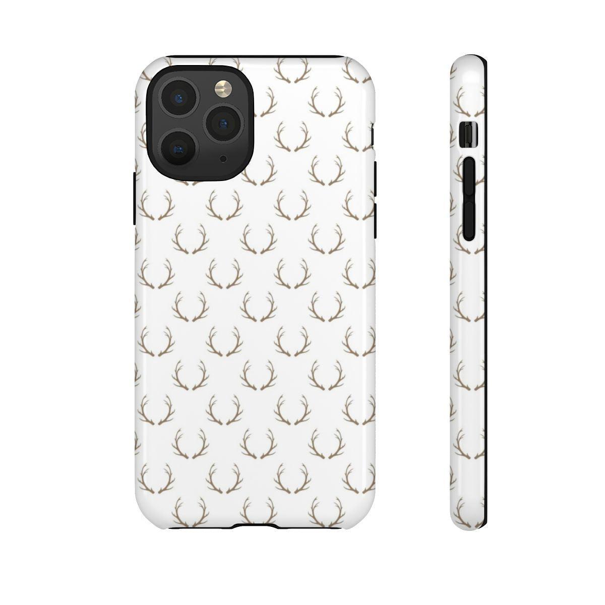 White Antlers Tough Case