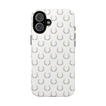 White Antlers Tough Case