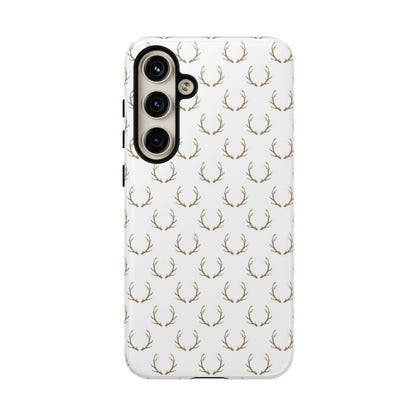 White Antlers Tough Case